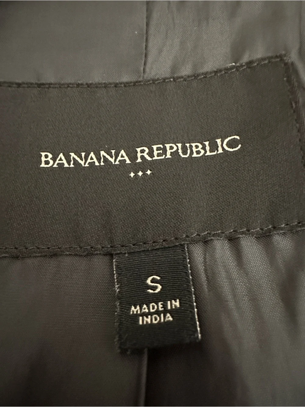 BANANA REPUBLIC Blue Deck Jacket Men’s Navy Cotton Utility Moto Size